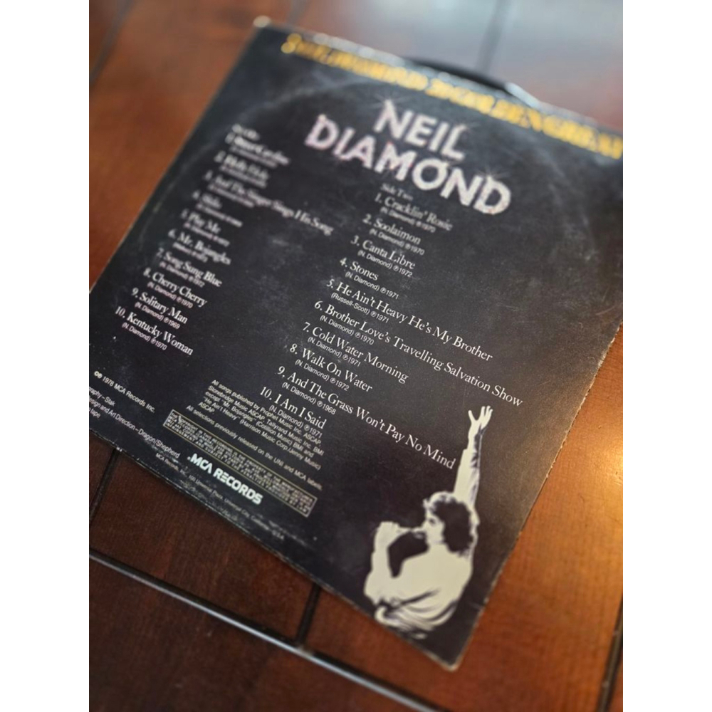 Neil Diamond 20 Golden Greats Vinyl Record - Picture 2 of 4
